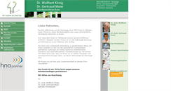 Desktop Screenshot of hno-ettlingen.de